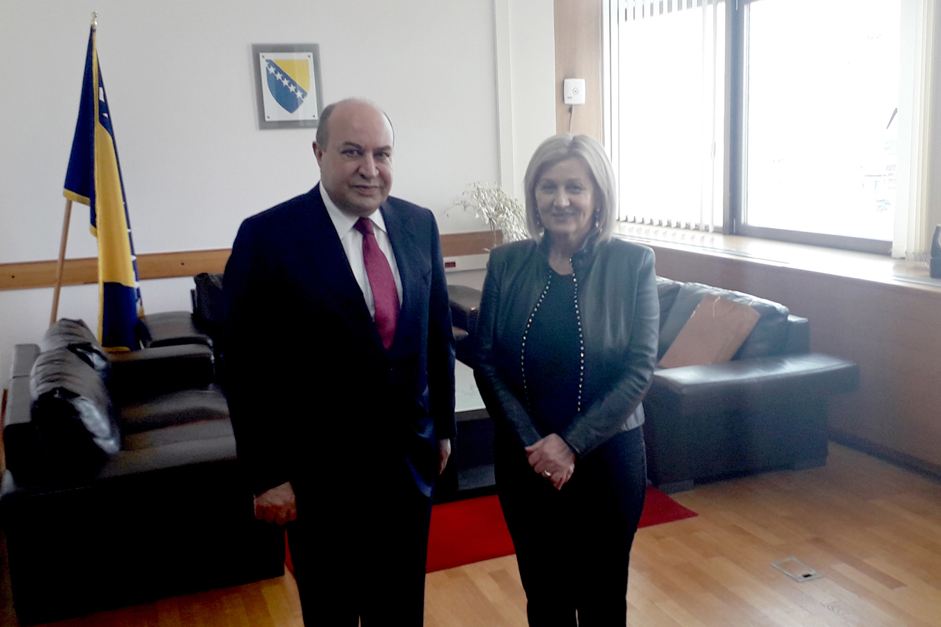 Predsjedavajuća Predstavničkog doma Borjana Krišto primila ambasadora Republike Azerbejdžan
